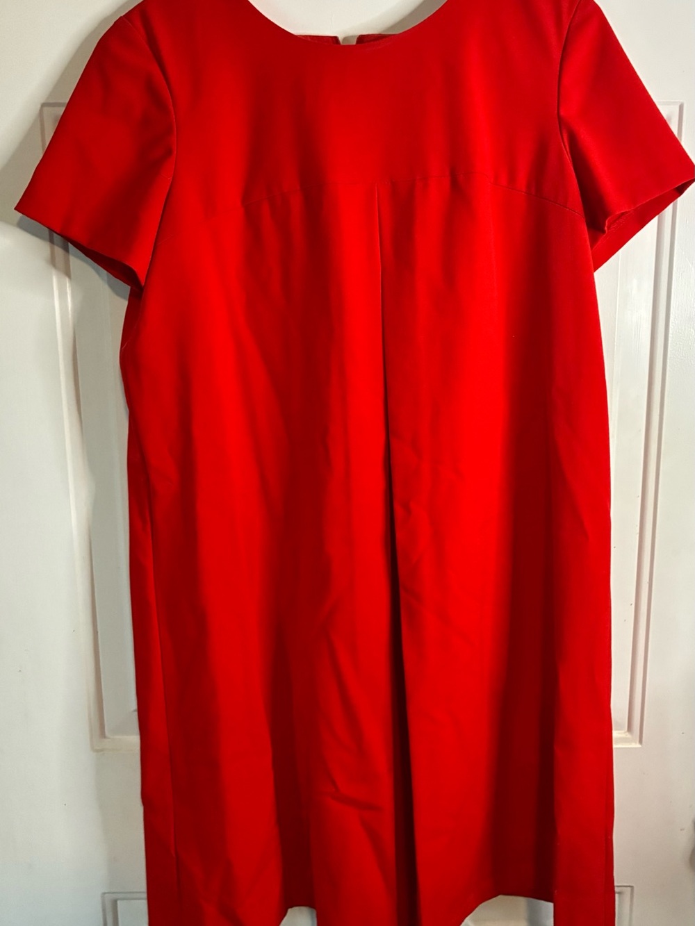 AGB Red Short Sleeve Shift Dress
